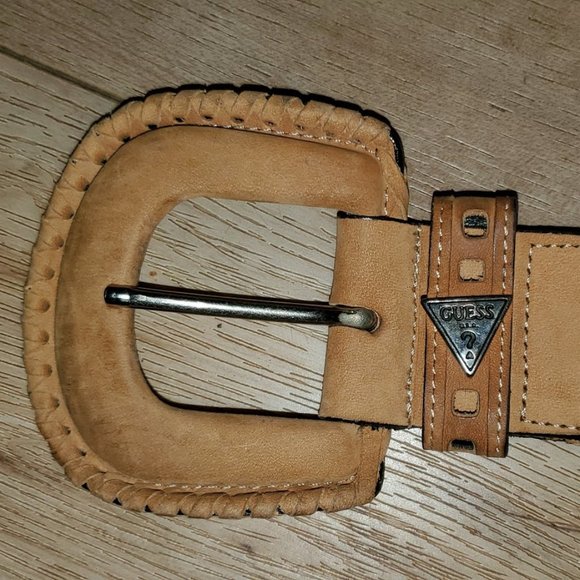 VTG Tan Guess Belt "Vanessa" size M - Picture 2 of 6